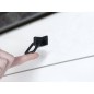 S 2473-50 PB12 Buton negru mat
